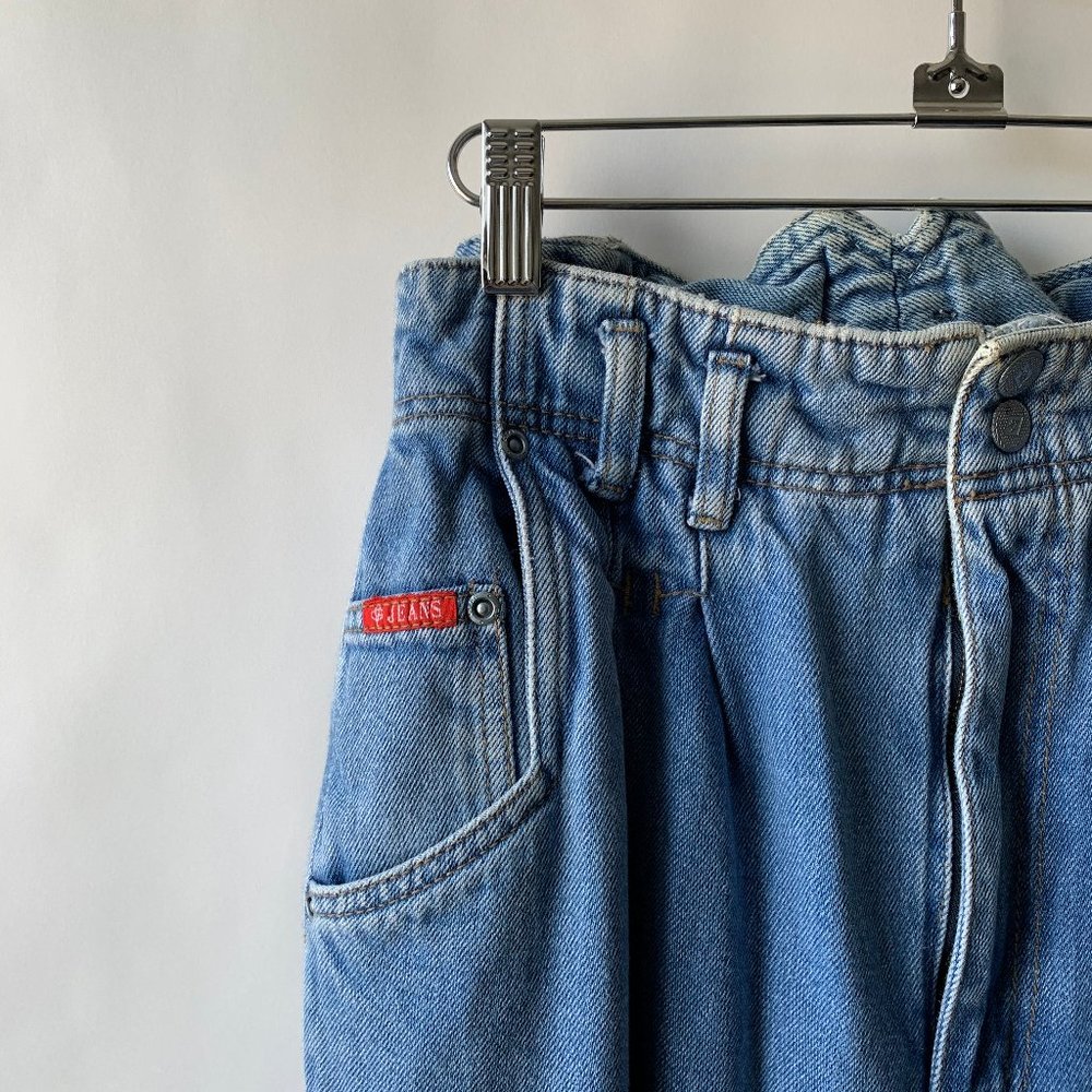 Vintage Gloria Vanderbilt Paper-bag Waist Jeans